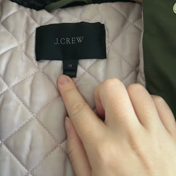 J.Crew Green Parka Primaloft Hooded Jacket - Picture 11 of 13